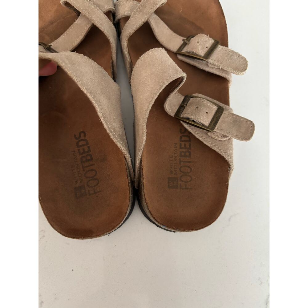 White Mountain Womens Gracie Footbed Sandals size 6 tan leather boho gorpcore - Picture 5 of 8
